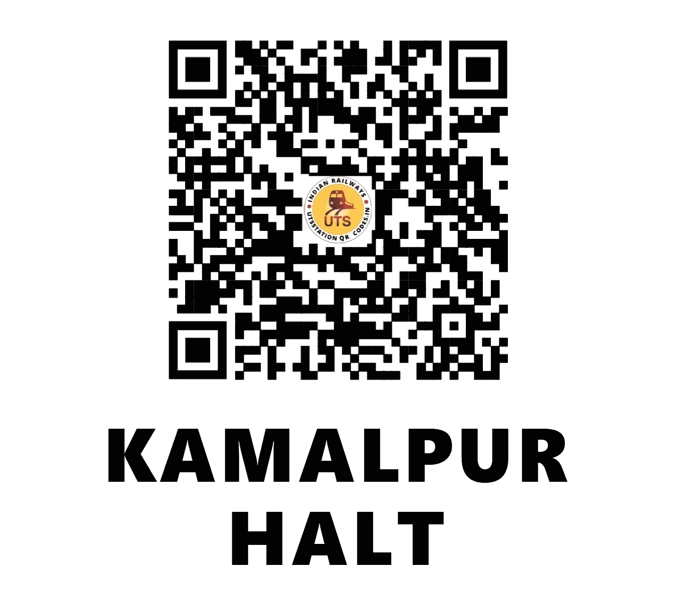 UTS QR Code for KAMALPUR HALT - KAMP - NC (UTTAR PRADESH)